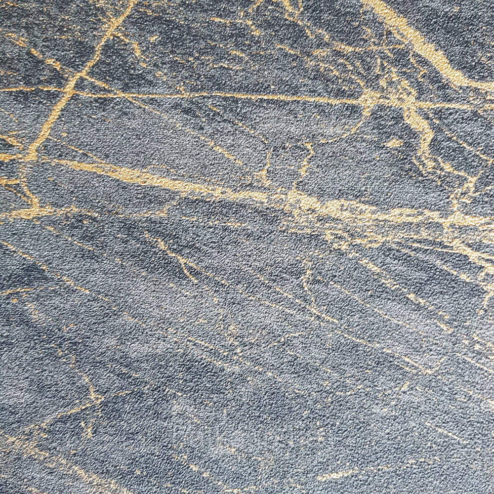 Шпалери вінілові на флізелін Rasch Factory 0.53х10,05 абстракція зріз каменю під мармур чорні золото 428964 Київ - фото 3