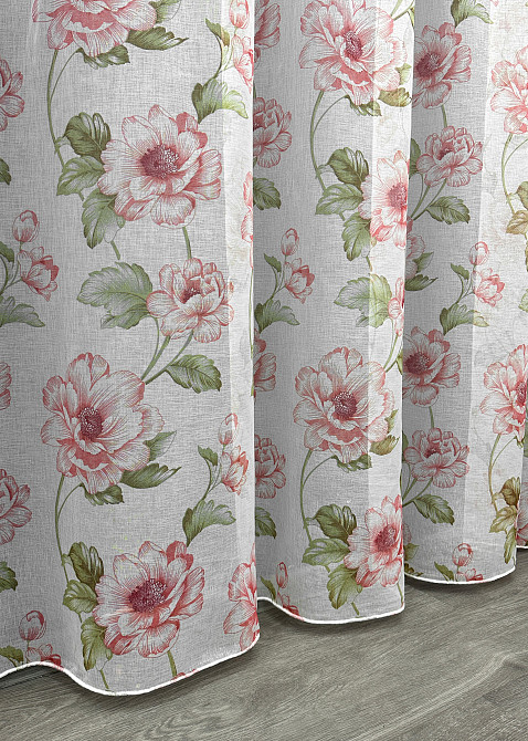 Тюль VR-Textil 1867т Flora Батист Разноцветный  300х270 см (42-0821) Киев - изображение 7