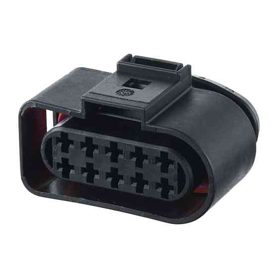 Разъем коннектор 10-кон., Фара, 1J0973735, 493577-1, 1813346-1, 42121506R0973735, VAG Audi, Bugatti, Porsche, Seat, Skoda, VW Киев