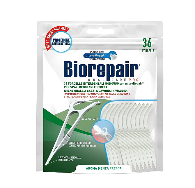 Флоcер з тримачем насичений гідроксиапатитом BioRepair 36 шт Вінниця - фото 1