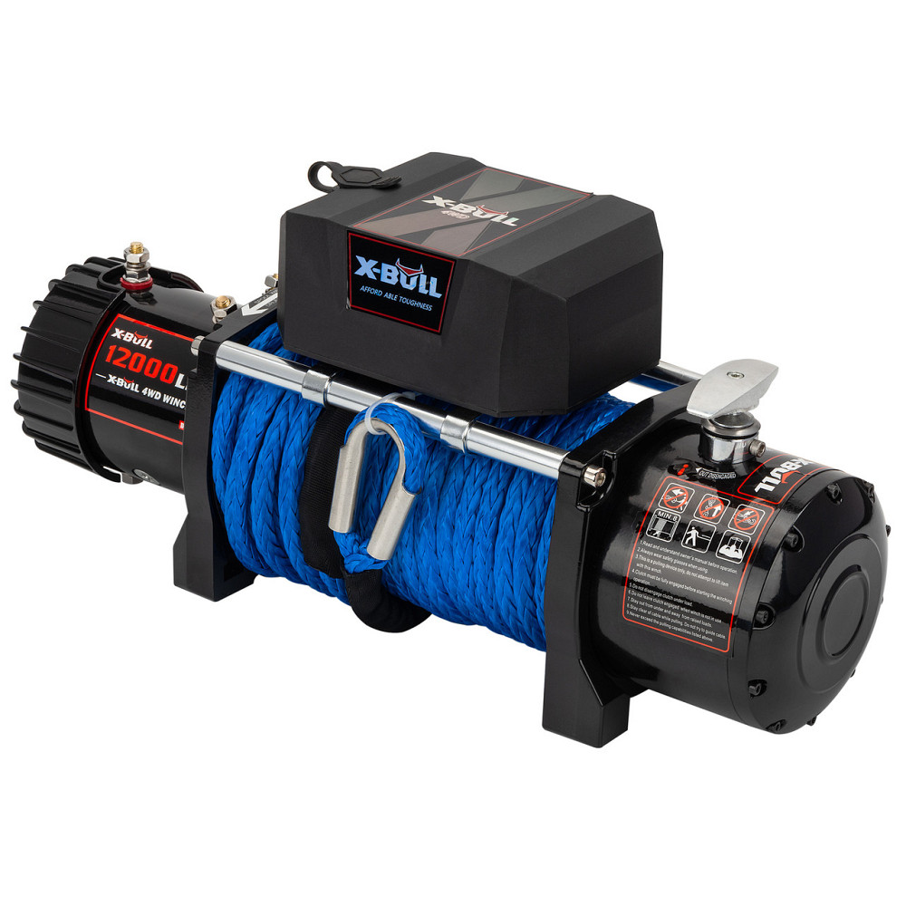 Электрическая Лебедка С Синтетической Веревкой X-Bull 12000 Lbs 5443 Кг Тягового Усилия Для Автомобилей Киев - изображение 3