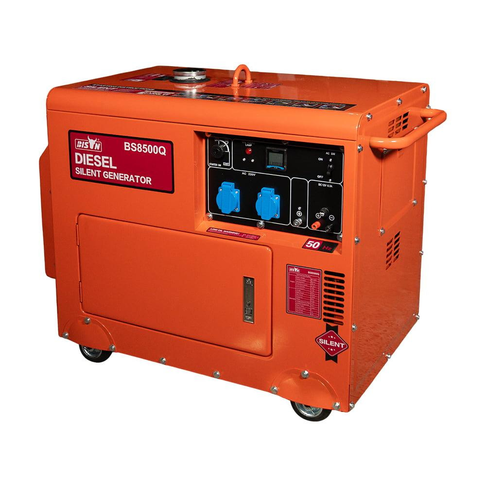 Генератор дизельний однофазний 5 кВт Bison BS8500Q (41-00412) Киев - изображение 1