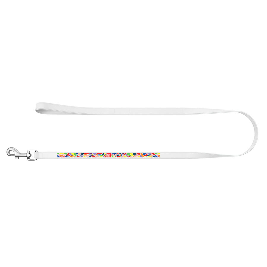 Повідець WAUDOG Design з малюнком "Вітраж" (ширина 25 мм, довжина 122 см) білий Коломия - фото 2