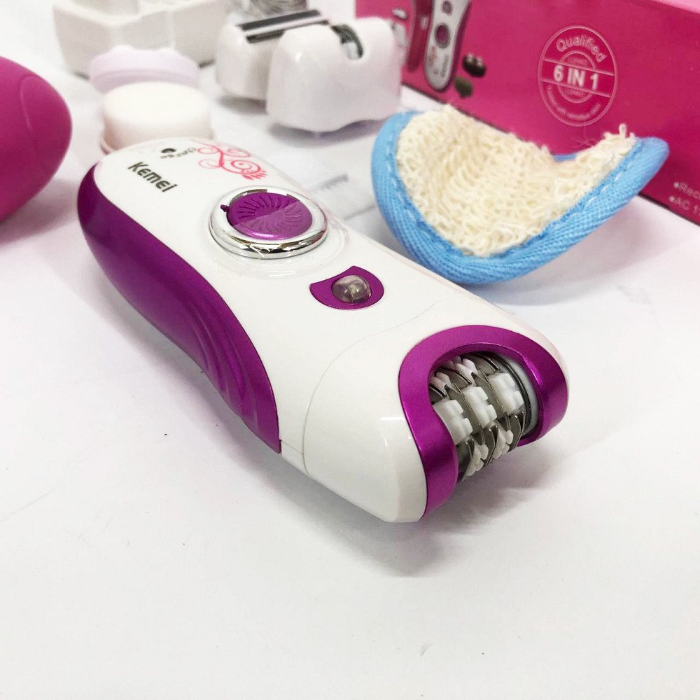 Бездротовий епілятор для зони бікіні Kemei KM-3066, Тример для депіляції Депілятор ніг і бікіні PK-83 Львів - фото 1