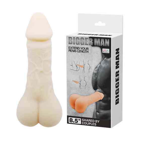 Насадка на член/мастурбатор - Bigger Man Penis Sleeve 8.5" Sex Aura Київ