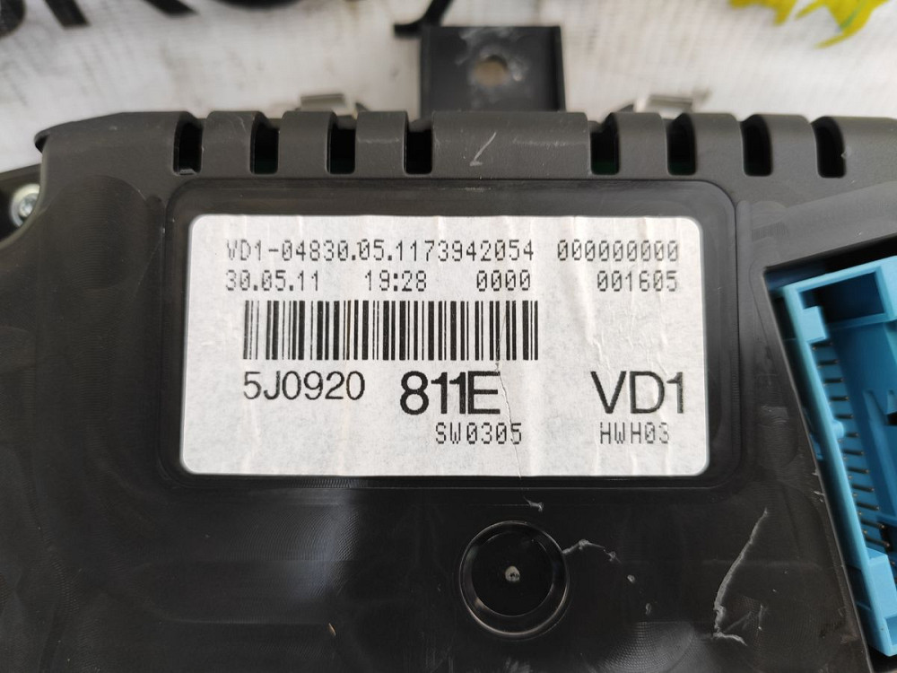 Панель приладів (спідометр) Skoda Fabia II 1.2 бензин 2007-2014 (A2C53425973) Ковель - фото 2