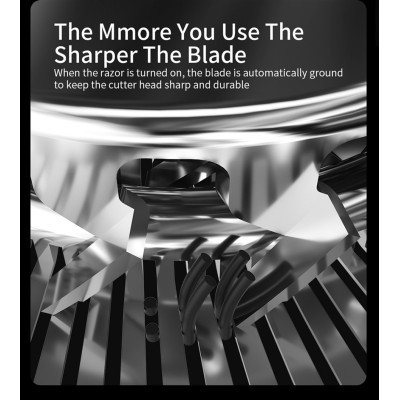 Електробритва Xiaomi Enchen Steel 3S Black/Gold Вінниця - фото 9