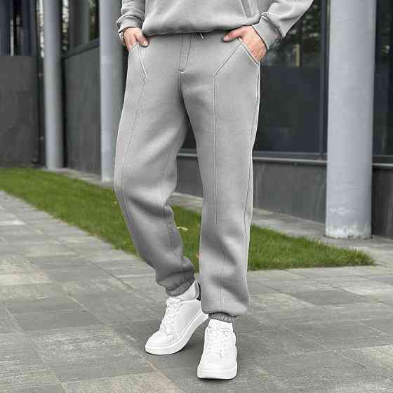 Сталевий спортивний костюм для чоловіків. Комплект осінь зима Pobedov Grand ЗИМА Київ