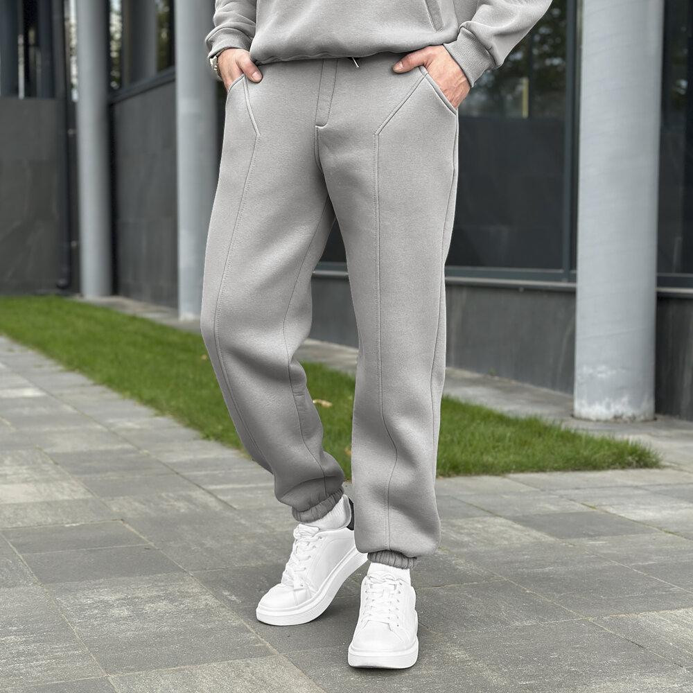 Сталевий спортивний костюм для чоловіків. Комплект осінь зима Pobedov Grand ЗИМА Київ - фото 6