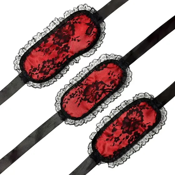 Мереживна маска на очі з наручниками Art of Sex – Mask and Handcuffs Львів