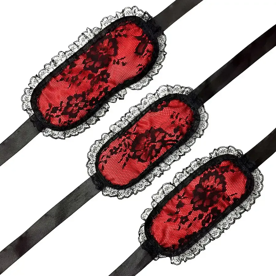 Мереживна маска на очі з наручниками Art of Sex – Mask and Handcuffs Львов - изображение 2