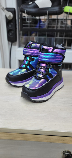 Детские зимние дутики термо сиреневые для девочек 27,28,29 Николаев - изображение 5