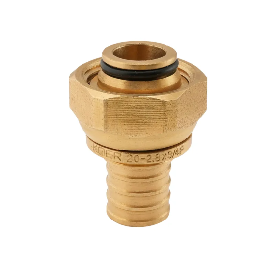 Перехідник під євроконус з накидною гайкою Koer KA.A08F-20E - 20(2.8mm) x 3/4"F (KR4870) Київ