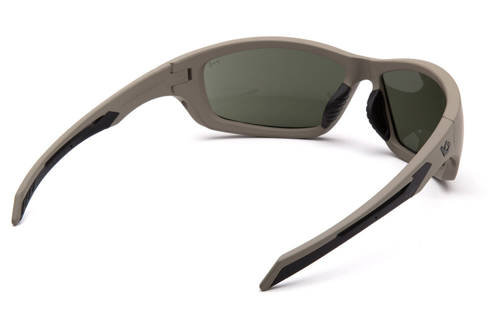 Окуляри захисні Venture Gear Tactical Howitzer Tan (forest gray) Anti-Fog, чорно-зелені в пісочній оправі Запоріжжя - фото 4