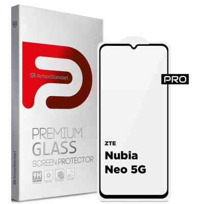 Скло захисне Armorstandart Pro ZTE Nubia Neo 5G Black (ARM70678) Вінниця