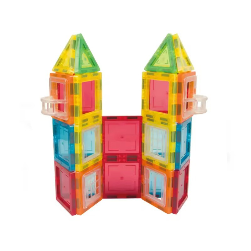 Конструктор магнитный разноцветный детский на 70 деталей Киев - изображение 2