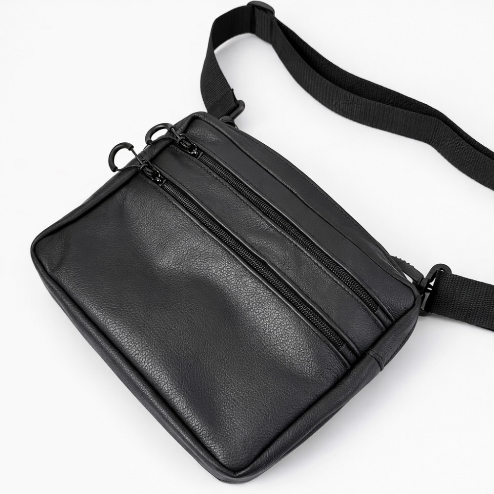 Сумка чоловіча планшет через плече, Чоловіча вулична сумка через плече, Поштова сумка-месенджер QD-27 Львів - фото 2