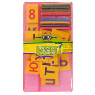 Обучающий набор ZiBi Учимся читать и считать (ZB.4922) Винница