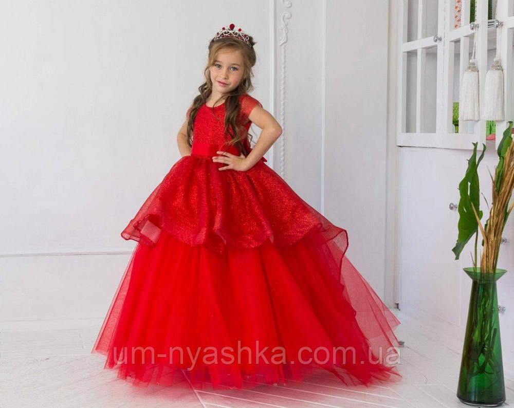 Длинное нарядное блестящее платье Бетси 128-134 Кривой Рог - изображение 5