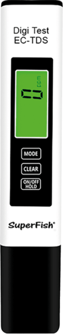 Тест для визначення рівнів TDS 3-в-1 і акваріумі SUPERFISH DIGI TEST EC-TDS (A4030605) Київ - фото 1