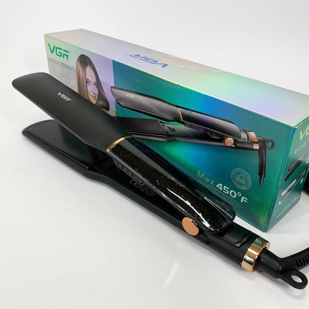 Праска для видалення посічених кінчиків VGR V-519S, Плойка гофре для волосся Щипці волосся SJ-55 Львів - фото 2