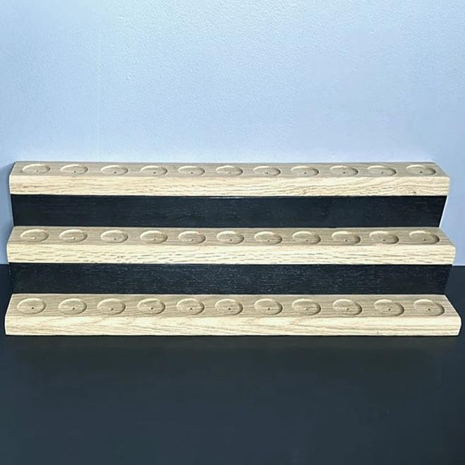 Полиця для чарок "Крофт" венге-бланже Миколаїв - фото 2