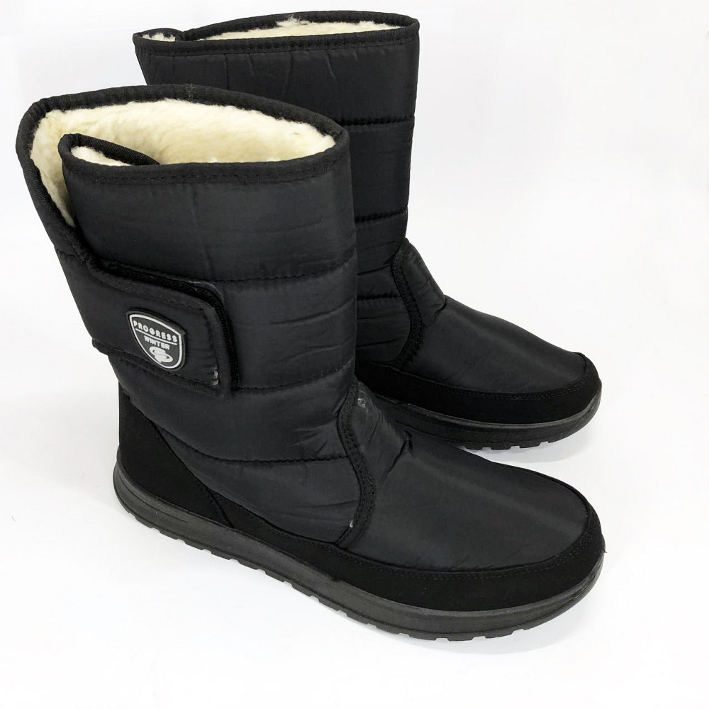 Чорні черевики для роботи 41р, Чоловічі чоботи для активного відпочинку з гуми, Бурки низькі TD-55 Львів - фото 7