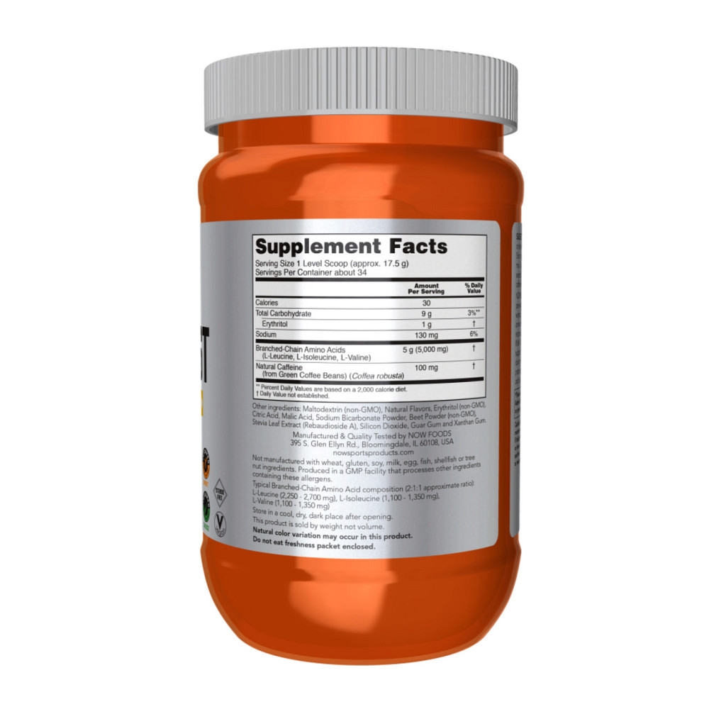 Амінокислоти Now Foods BCAA Blast Powder 600 грам Тропік Київ - фото 2