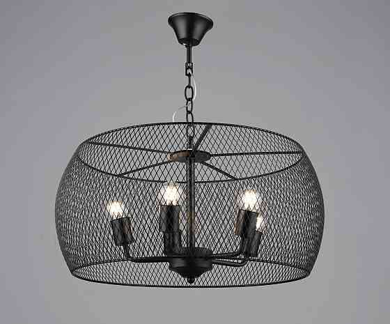 SIRIUS Люстра підвісна в стилі лофт металева Sirius B S2460/5 BK чорна Київ
