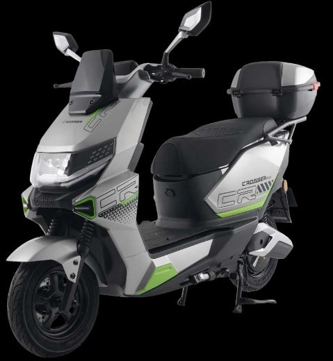 Електроскутер Crosser CR-20 2500W 72V 24Ah Графенофі акб - Сірий. Харків - фото 1