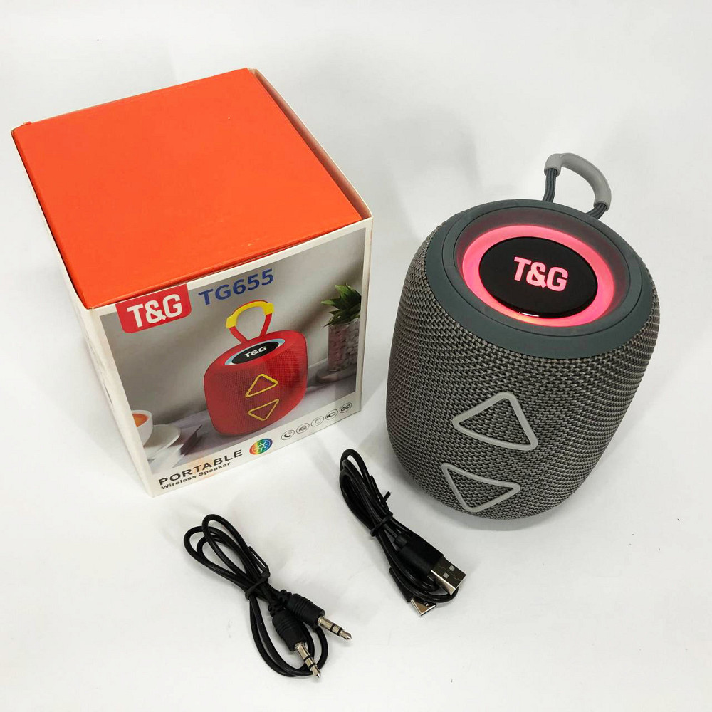 Колонка bluetooth бюджетная TG655, Аккумуляторная переносная колонка переносная для музыки VB-72 Львов - изображение 17