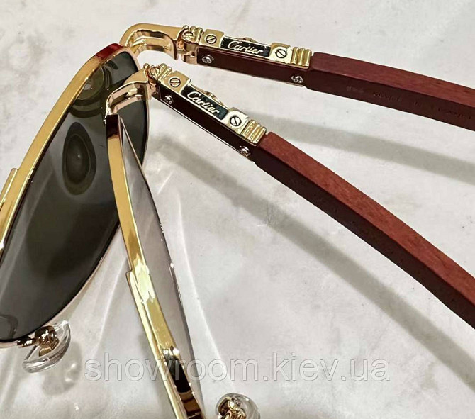 Мужские солнцезащитные очки (0653) silver Lux Киев - изображение 4