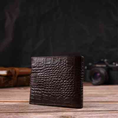 Гаманець Canpellini натуральної шкіри Коричневий (21878) Вінниця