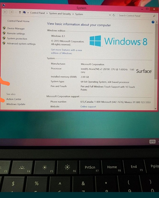 Планшет - Трансформер : Microsoft Surface 3 64Gb. + Клавіатура (Type Cover) Київ - фото 2