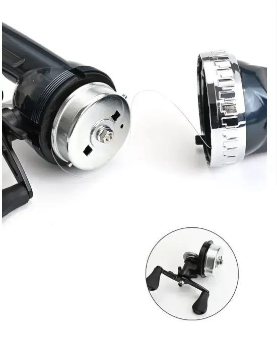 Удочка спиннинг складная телескопическая / Мини спиннинг для рыбалки Коломия - фото 7