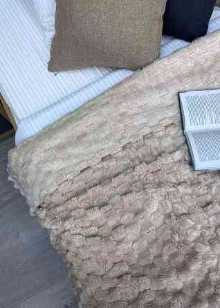 Плед-покривало 210х210 см (+-5см) Соти Світло-бежевий (87-204) Київ