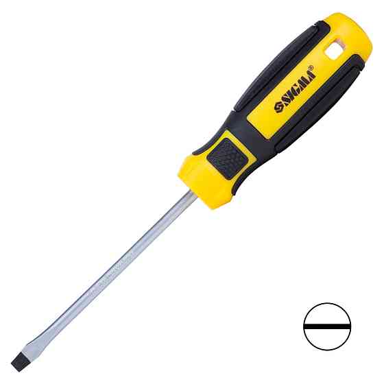 Отвертка шлицевая SL 5.0×100мм CrV Mega SIGMA (4009211) Киев