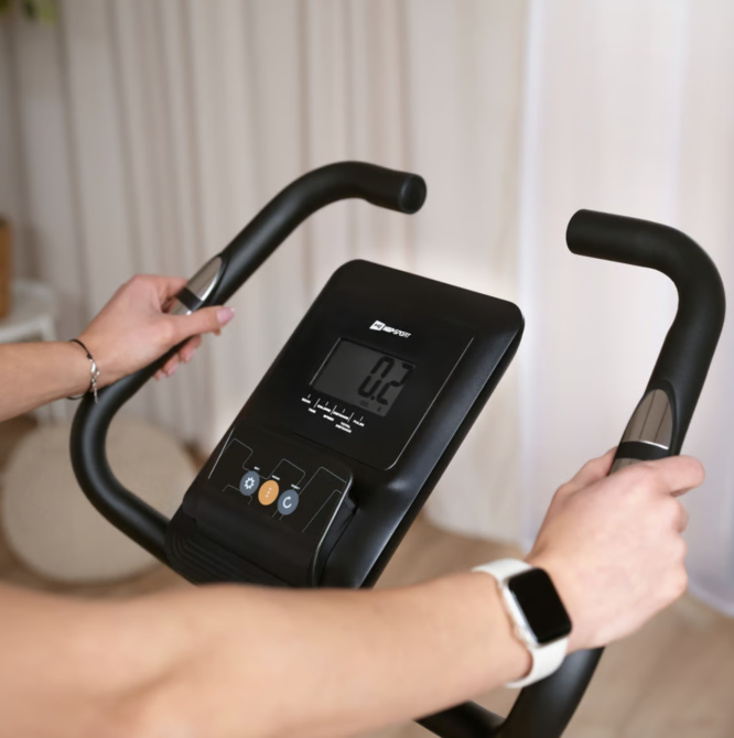 Велотренажер Hop-Sport HS-4000H Grant чорно-золотистий Киев - изображение 1