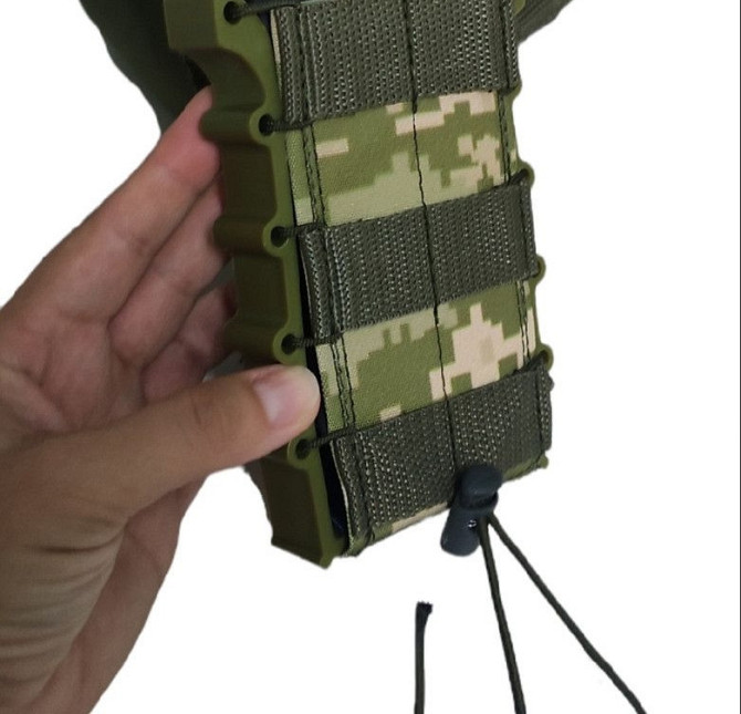 Подсумок жесткий каркасный пиксель на АК одинарный открытый с системой molli Киев - изображение 2