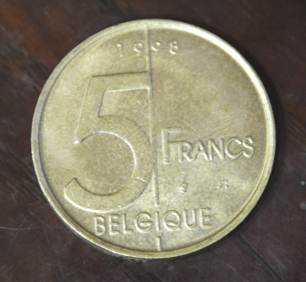 Бельгія 5 франків 1998 р Полтава - фото 1