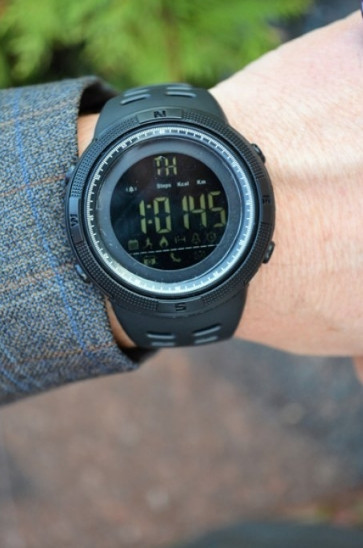 Розумний наручний годинник Skmei 1250 Smart Clever (Чорний) Вінниця - фото 5