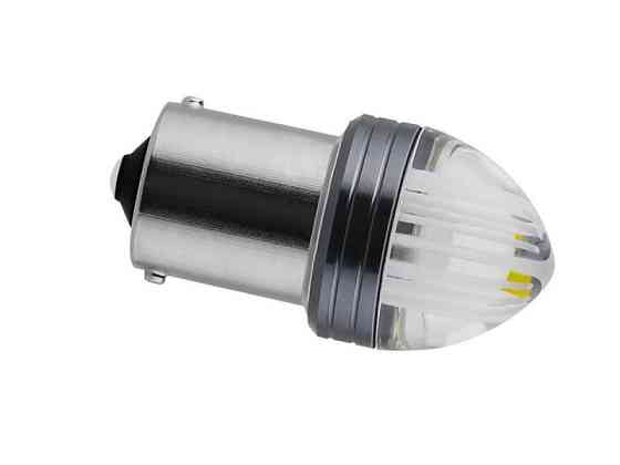 Светодиодная лампа StarLight T25 9 диодов 2835SMD BA15S 12V White прозрачная линза Харьков