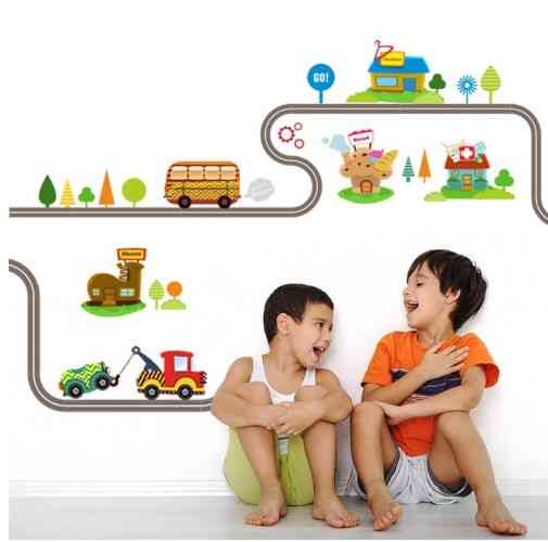 Наклейка на стіну для дітей "Машинки" Київ