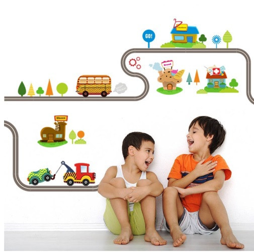 Наклейка на стіну для дітей "Машинки" Київ - фото 1