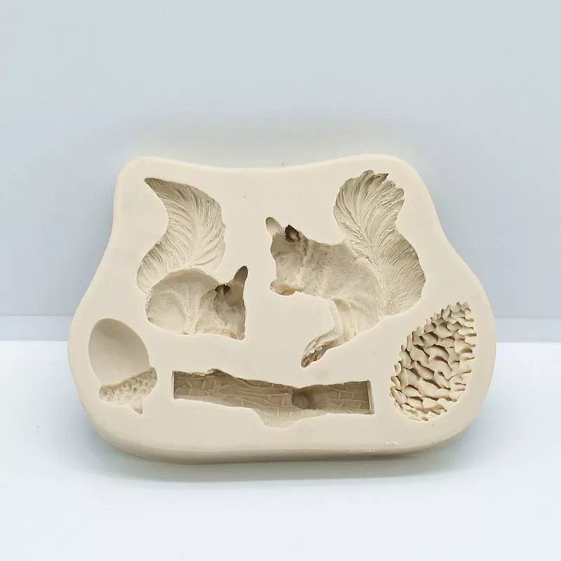 Молд силиконовый Белки 69 на 97 мм серый Киев - изображение 4