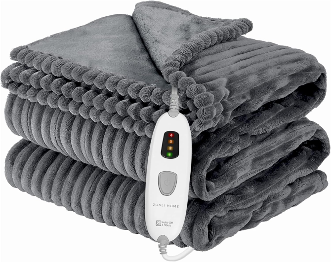 Електрична ковдра Zonli Home LMTH-KS-302 180х130 см 25583 Луцк - изображение 1