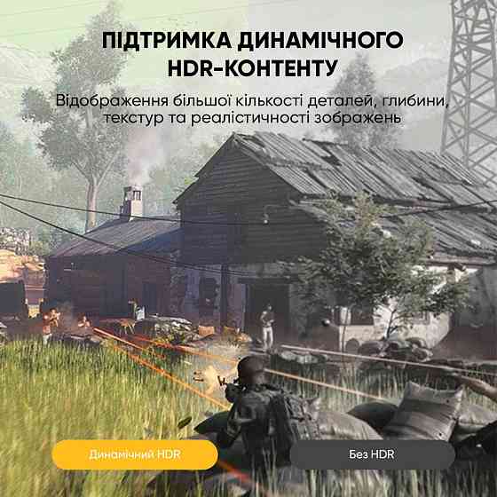 Кабель UGREEN DP114 DP 1.4 Male to Male Plastic Case Braided Cable 1m (UGR-80390) Київ