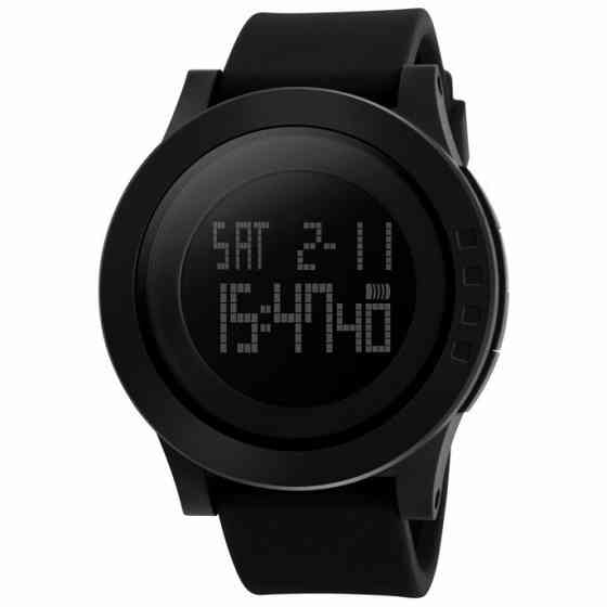 Наручные часы Skmei 1193 с подсветкой Черный Винница