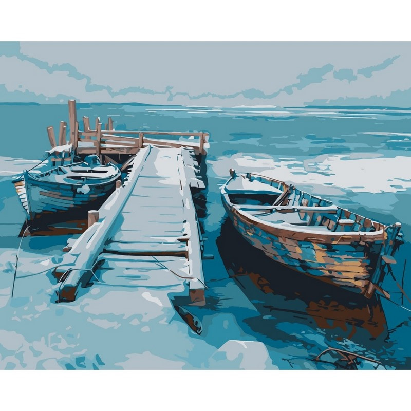 Картина за номерами "Холодна пристань" 11079-АС 40х50 см Вінниця - фото 1