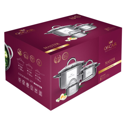 Набор посуды Oscar Master 6 предметів (OSR-4001/n) Винница - изображение 3